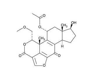 17&beta;-hydroxy Wortmannin (CAS 58053-83-1) - chemical structure image