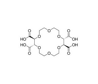 (&minus;)-(18-Crown-6)-2,3,11,12-tetracarboxylic acid (CAS 73891-15-3) - chemical structure image