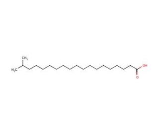 18-Methylnonadecanoic acid (CAS 6250-72-2) - chemical structure image
