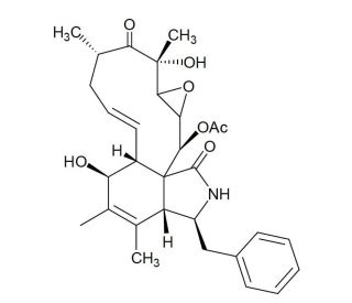 19,20-Epoxycytochalasin C (CAS 189351-79-9) - chemical structure image