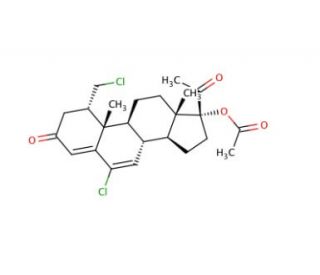 1&alpha;-(Chloromethyl) Chlormadinone Acetate - chemical structure image