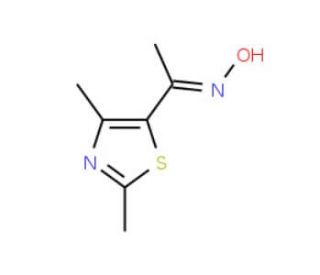 (1E)-1-(2,4-dimethyl-1,3-thiazol-5-yl)ethanone oxime - chemical structure image