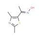 (1E)-1-(2,4-dimethyl-1,3-thiazol-5-yl)ethanone oxime - chemical structure image