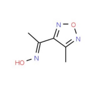 (1E)-1-(4-methyl-1,2,5-oxadiazol-3-yl)ethanone oxime - chemical structure image