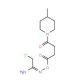 (1E)-2-Chloro-N′-{[4-(4-methylpiperidin-1-yl)-4-oxobutanoyl]oxy}ethanimidamide - chemical structure image