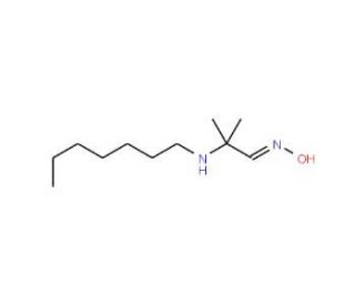 (1E)-2-(Heptylamino)-2-methylpropanal oxime - chemical structure image