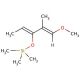 (1E,3Z)-1-Methoxy-2-methyl-3-(trimethylsilyloxy)-1,3-pentadiene (CAS 72486-93-2) - chemical structure image