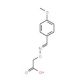 ({[(1E)-(4-methoxyphenyl)methylene]amino}oxy)acetic acid - chemical structure image