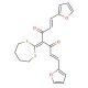 (1E,6E)-4-(1,3-dithiepan-2-ylidene)-1,7-di-2-furylhepta-1,6-diene-3,5-dione - chemical structure image