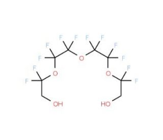 1H,1H,11H,11H-Perfluoro-3,6,9-trioxaundecane-1,11-diol (CAS 330562-44-2) - chemical structure image