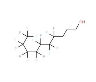 1H,1H,2H,2H,3H,3H-Perfluorodecan-1-ol (CAS 25600-66-2) - chemical structure image