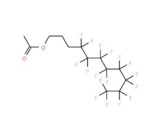 1H,1H,2H,2H,3H,3H-Perfluoroundecyl acetate (CAS 150225-00-6) - chemical structure image