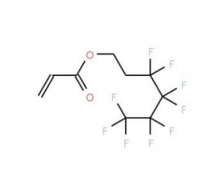 1H,1H,2H,2H-Nonafluorohexyl acrylate (CAS 117374-41-1) - chemical structure image