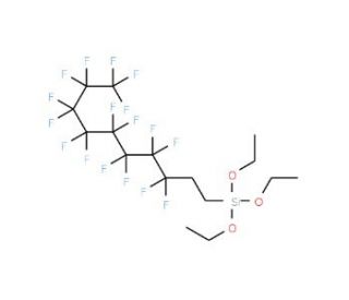 1H,1H,2H,2H-Perfluorodecyltriethoxysilane (CAS 101947-16-4) - chemical structure image