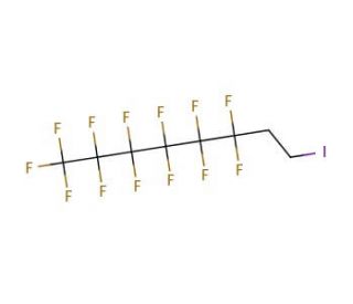 1H,1H,2H,2H-Perfluorooctyl iodide (CAS 2043-57-4) - chemical structure image