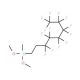 1H,1H,2H,2H-Perfluorooctylmethyldimethoxysilane (CAS 85857-17-6) - chemical structure image