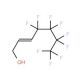 1H,1H,2H,3H-Perfluorohept-2-en-1-ol (CAS 72016-05-8) - chemical structure image