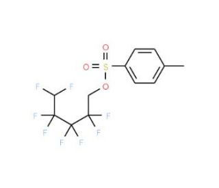 1H,1H,5H-Octafluoropentyl p-toluenesulfonate (CAS 2264-00-8) - chemical structure image