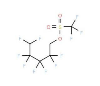 1H,1H,5H-Octafluoropentyl triflate (CAS 17352-10-2) - chemical structure image