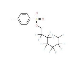 1H,1H,7H-Dodecafluoroheptyl p-toluenesulfonate (CAS 424-16-8) - chemical structure image