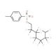 1H,1H,7H-Dodecafluoroheptyl p-toluenesulfonate (CAS 424-16-8) - chemical structure image