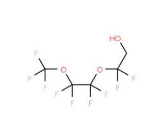 1H,1H-Nonafluoro-3,6-dioxaheptan-1-ol (CAS 330562-43-1) - chemical structure image