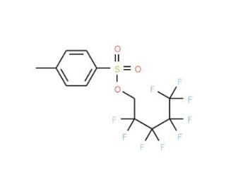 1H,1H-Nonafluoropentyl p-toluenesulfonate (CAS 883499-79-4) - chemical structure image