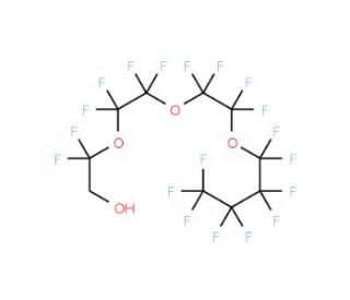 1H,1H-Perfluoro-3,6,9-trioxatridecan-1-ol (CAS 317817-24-6) - chemical structure image