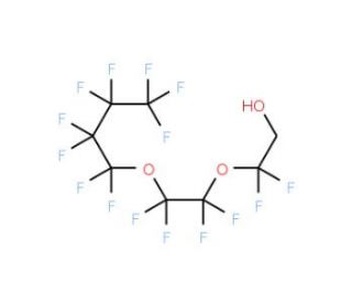 1H,1H-Perfluoro-3,6-dioxadecan-1-ol (CAS 152914-73-3) - chemical structure image