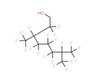 1H,1H-Perfluoro(3,7-dimethyloctan-1-ol) (CAS 232587-50-7) - chemical structure image