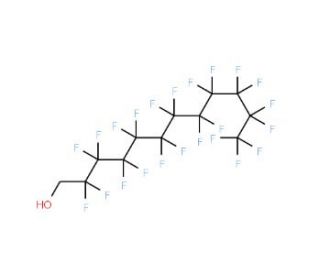 1H,1H-Perfluorododecan-1-ol (CAS 423-65-4) - chemical structure image