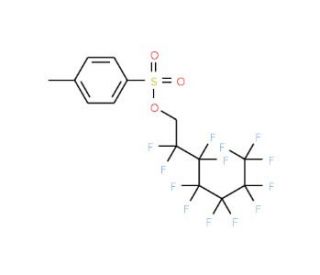 1H,1H-Perfluoroheptyl p-toluenesulfonate (CAS 883500-11-6) - chemical structure image