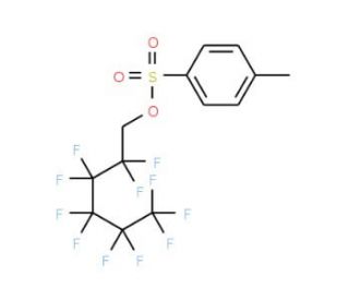 1H,1H-Perfluorohexyl p-toluenesulfonate (CAS 355-77-1) - chemical structure image