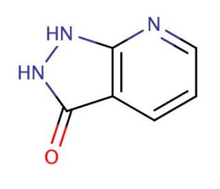 1H,2H,3H-pyrazolo[3,4-b]pyridin-3-one (CAS 2942-43-0) - chemical structure image