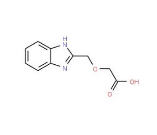 (1H-Benzimidazol-2-ylmethoxy)acetic acid (CAS 783284-17-3) - chemical structure image