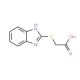 (1H-Benzimidazol-2-ylsulphanyl)acetic acid (CAS 3042-00-0) - chemical structure image
