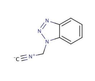 1H-Benzotriazol-1-ylmethyl isocyanide (CAS 87022-42-2) - chemical structure image