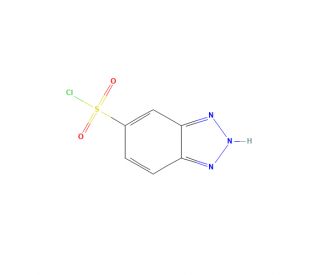 1H-Benzotriazole-6-sulfonyl Chloride (CAS 70938-45-3) - chemical structure image