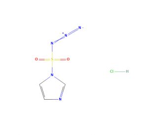 1H-Imidazole-1-sulphonyl azide hydrochloride (CAS 952234-36-5) - chemical structure image