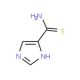 1H-Imidazole-4-carbothioic acid amide (CAS 95962-95-1) - chemical structure image