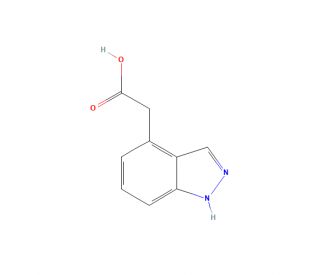 (1H-Indazol-4-yl)acetic acid (CAS 902131-33-3) - chemical structure image