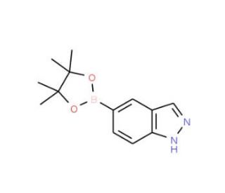 1H-Indazole-5-boronic acid pinacol ester (CAS 862723-42-0) - chemical structure image