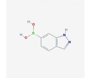 1H-Indazole-6-boronic acid (CAS 885068-10-0) - chemical structure image