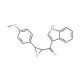 1H-indol-3-yl[3-(4-methoxyphenyl)oxiran-2-yl]methanone (CAS 15849-58-8) - chemical structure image