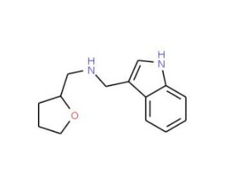(1H-Indol-3-ylmethyl)-(tetrahydro-furan-2-ylmethyl)-amine - chemical structure image