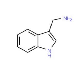 1H-Indol-3-ylmethylamine (CAS 22259-53-6) - chemical structure image