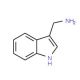 1H-Indol-3-ylmethylamine (CAS 22259-53-6) - chemical structure image