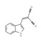 (1H-indol-3-ylmethylene)malononitrile (CAS 75629-62-8) - chemical structure image