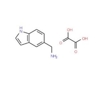 1H-Indol-5-ylmethylamine oxalate - chemical structure image