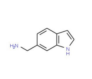1H-Indol-6-ylmethylamine (CAS 3468-17-5) - chemical structure image